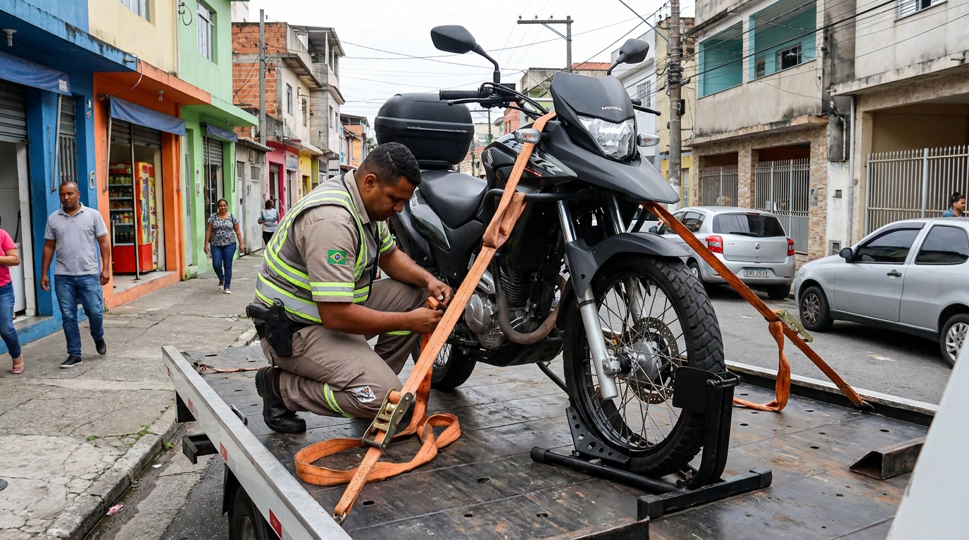 Guincho para Moto em Taubaté‑SP