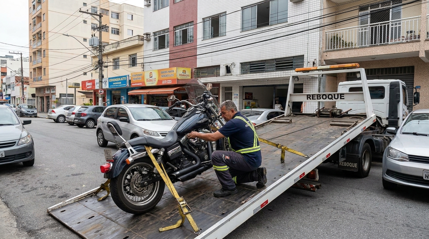 Guincho para Moto em Taubaté‑SP